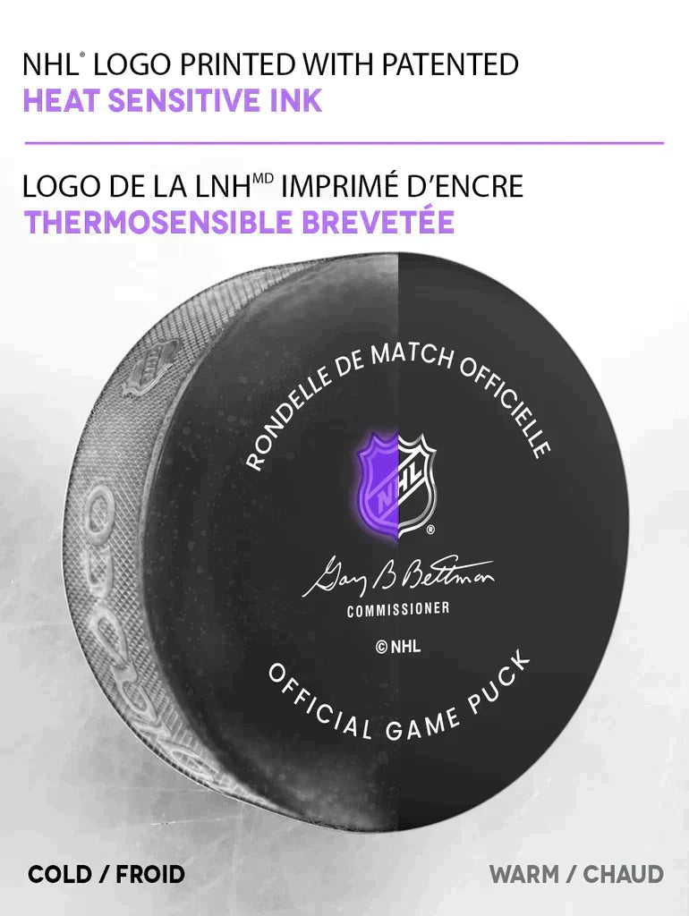 Anaheim Ducks NHL Inglasco 2025-26 Officially Licensed Game Hockey Puck product image 4, provided for visual reference and