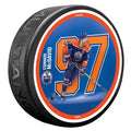 Connor McDavid Edmonton Oilers NHL Breakout Series Hockey High Definition Puck product image 1, provided for visual