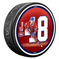 Lane Hutson Montreal Canadiens NHL Breakout Series Hockey Puck product image 1, provided for visual reference and product