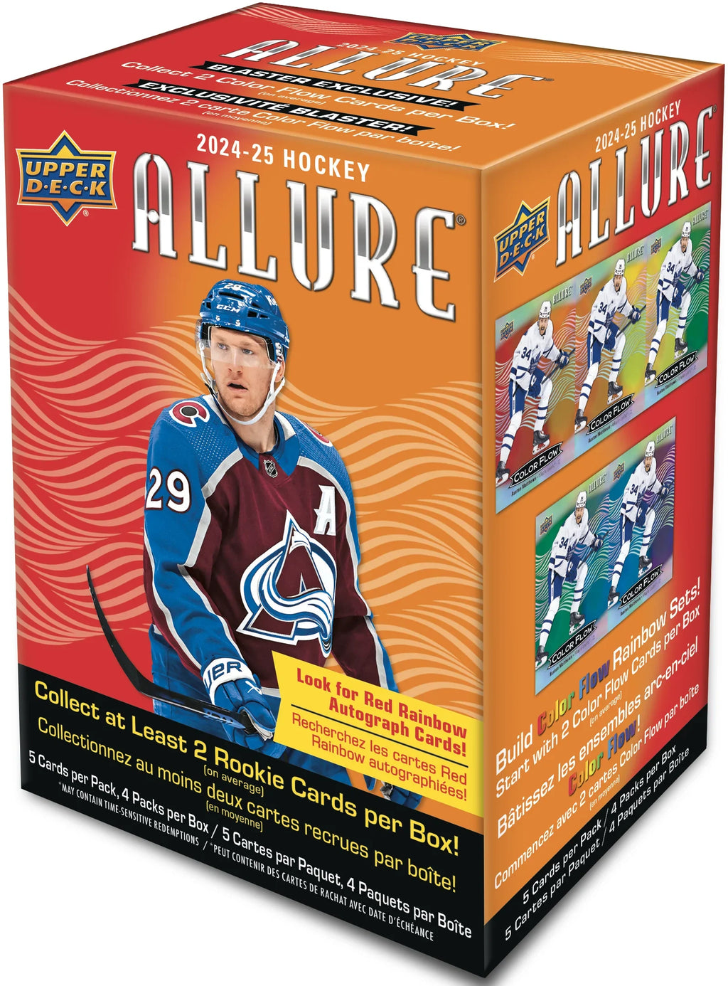 NHL Upper Deck 2024-2025 Allure® Hockey Cards Blaster Box product image 2, provided for visual reference and product detail