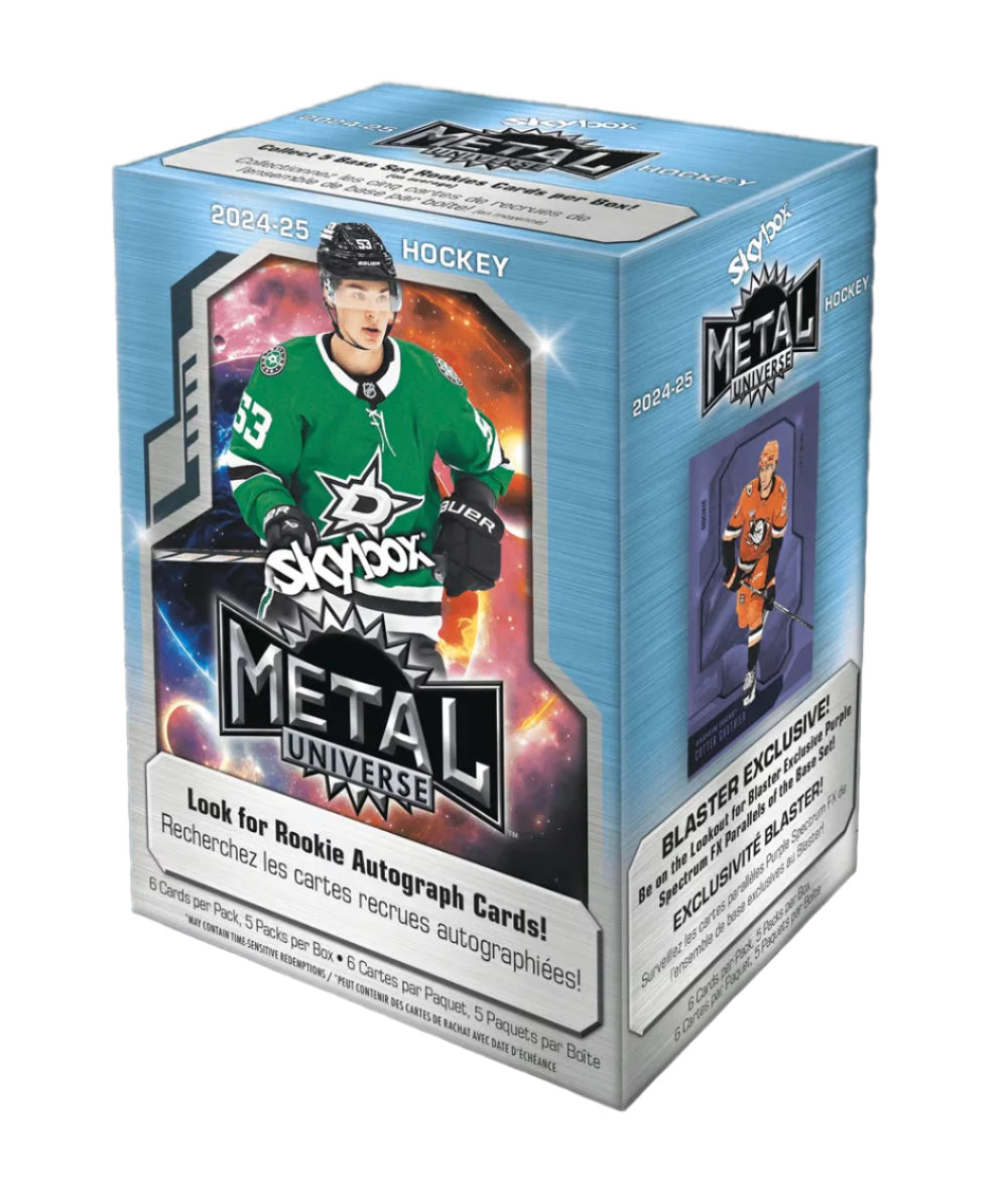 NHL Upper Deck 2024-2025 Metal Universe Hockey Cards Blaster Box product image 1, provided for visual reference and product