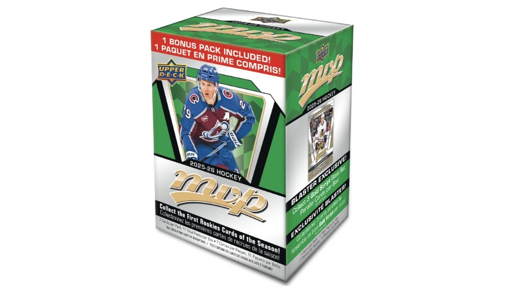 NHL Upper Deck MVP Hockey 2025-2026 Blaster Box Trading Cards product image 1, provided for visual reference and product