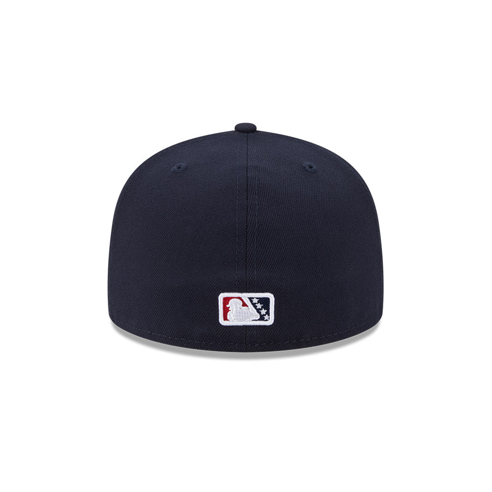 New Hampshire Fisher Cats MiLB New Era Men Navy/Red 59Fifty Authentic Collection Fitted Hat product image 2, provided for