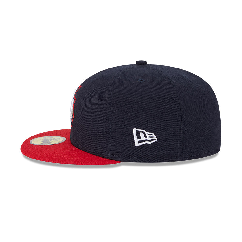 New Hampshire Fisher Cats MiLB New Era Men Navy/Red 59Fifty Authentic Collection Fitted Hat product image 5, provided for