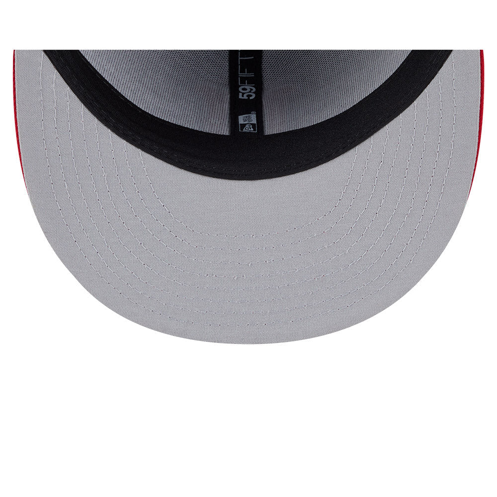 New Hampshire Fisher Cats MiLB New Era Men Navy/Red 59Fifty Authentic Collection Fitted Hat product image 7, provided for