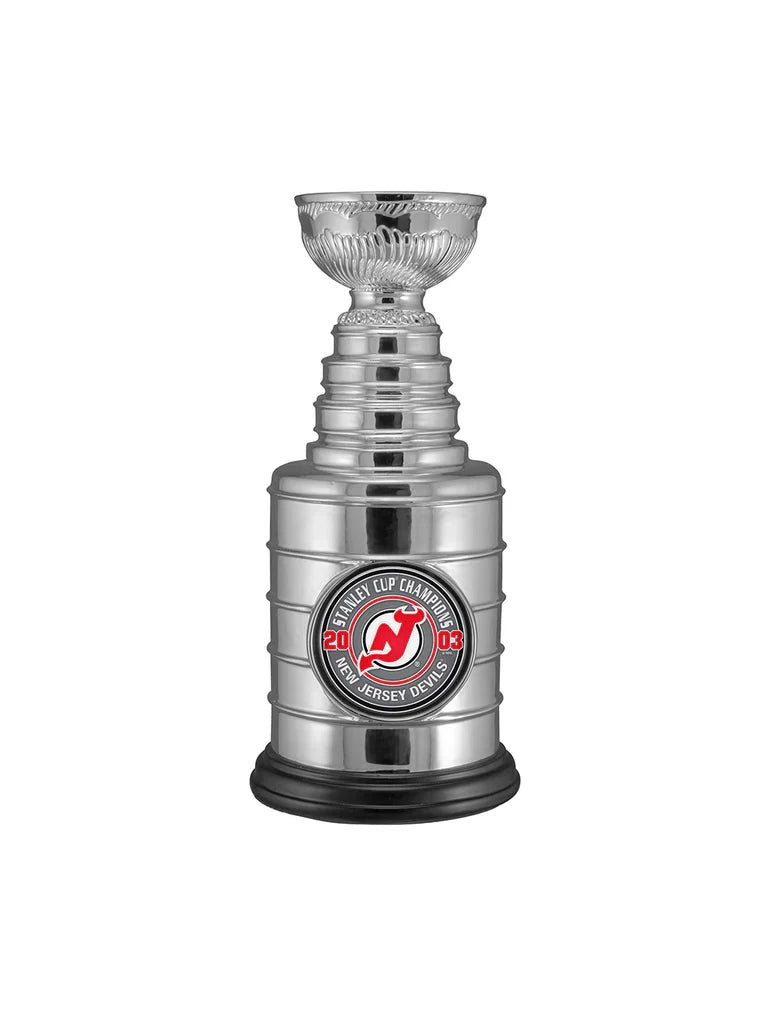New Jersey Devils NHL TSV 8" Stanley Cup Champions Replica Trophy product image 1, provided for visual reference and product