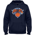 New York Knicks NBA Bulletin Men Navy Express Twill Logo Hoodie product image 1, provided for visual reference and product