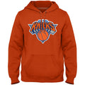 New York Knicks NBA Bulletin Men Orange Express Twill Logo Hoodie product image 1, provided for visual reference and product