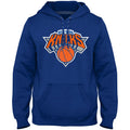 New York Knicks NBA Bulletin Men Royal Express Twill Logo Hoodie product image 1, provided for visual reference and product