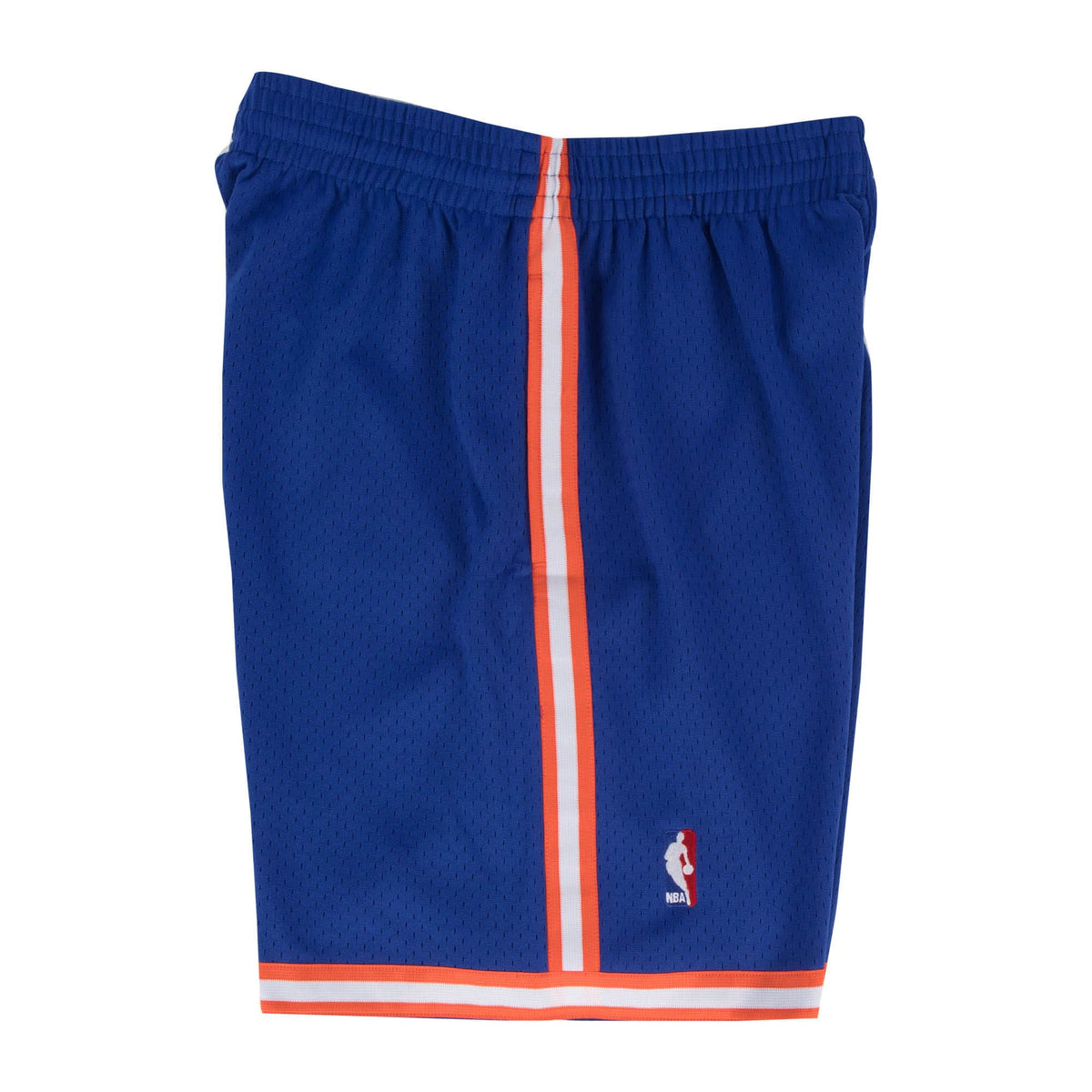 New York Knicks NBA Mitchell & Ness Men Royal Blue 1991-92 Hardwood Classics Swingman Shorts product image 3, provided for