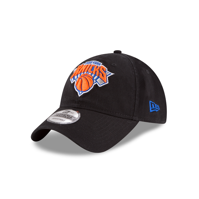 New York Knicks NBA New Era Men Black 9Twenty Core Classic Adjustable Hat product image 1, provided for visual reference and