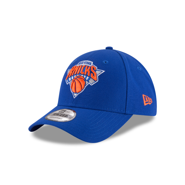 New York Knicks NBA New Era Men Royal 9Forty The League Adjustable Hat product image 1, provided for visual reference and