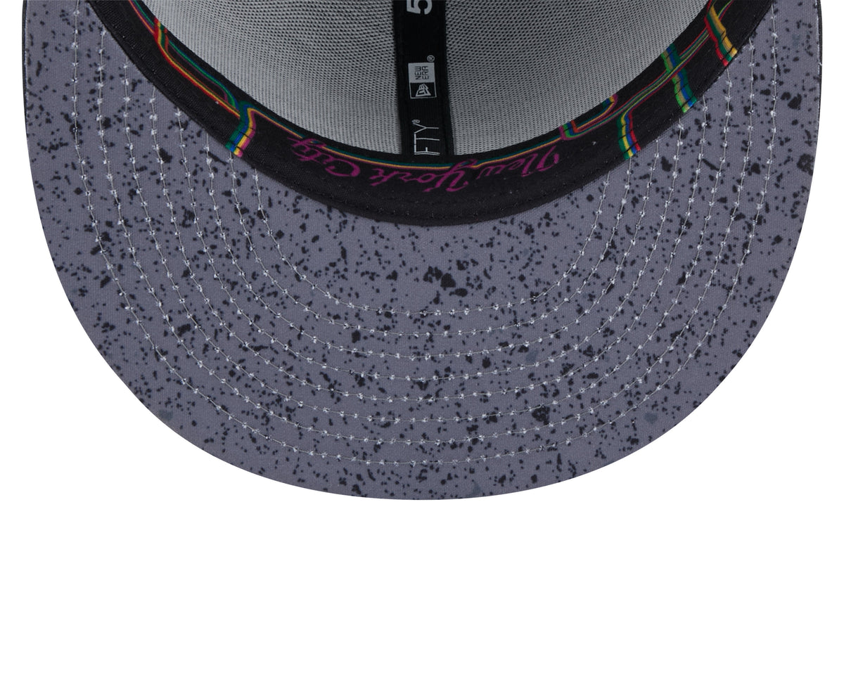 New York Mets MLB New Era Men Graphite 59Fifty 2024 City Connect Fitted Hat product image 7, provided for visual reference