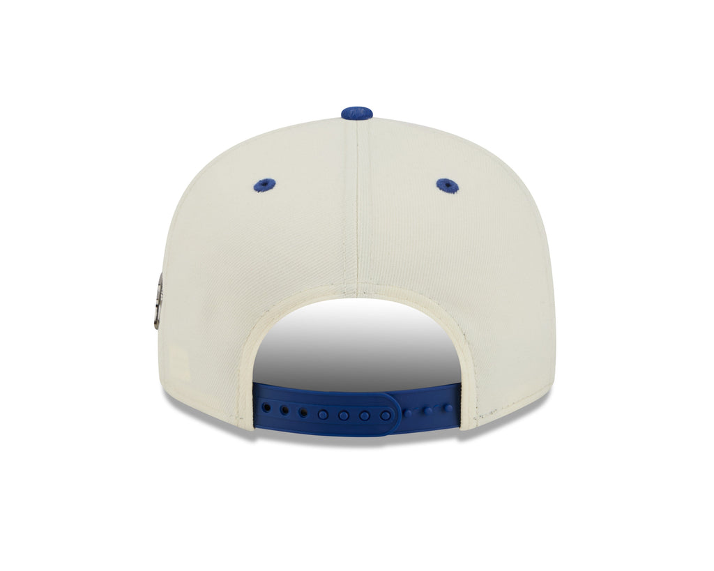 New York Mets MLB New Era Men Cream/Royal Blue 9Fifty Mascot Pin Snapback product image 2, provided for visual reference and