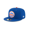 New York Mets MLB New Era Men Royal 59Fifty 1962 Cooperstown Wool Fitted Hat product image 1, provided for visual reference