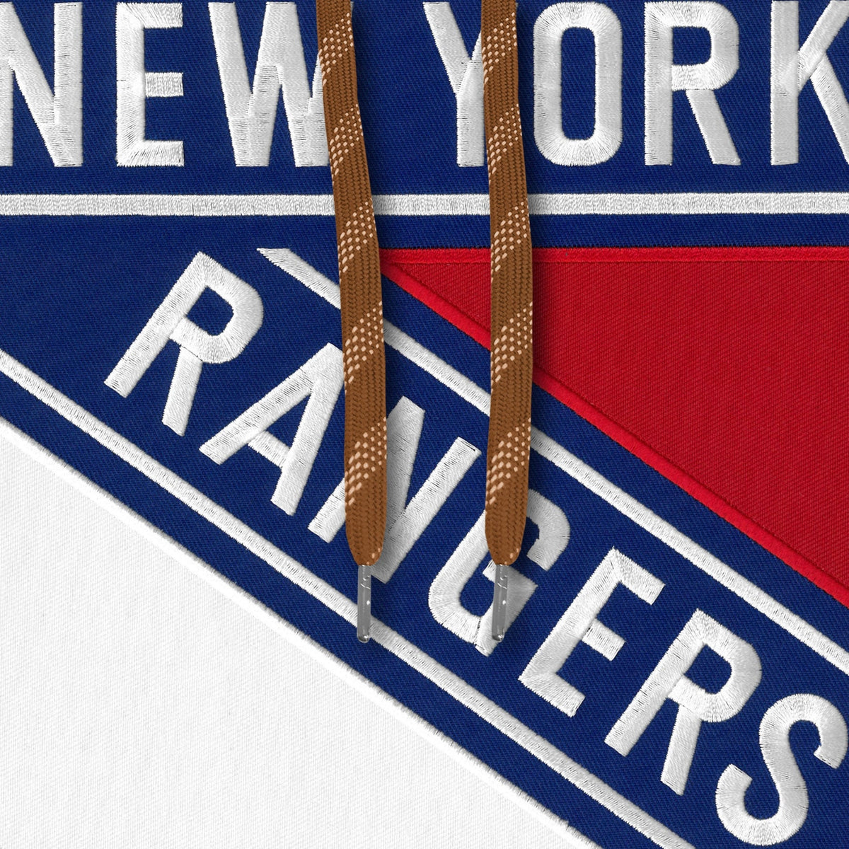 New York Rangers NHL Bulletin Men Dune Express Twill Logo Hoodie product image 2, provided for visual reference and product