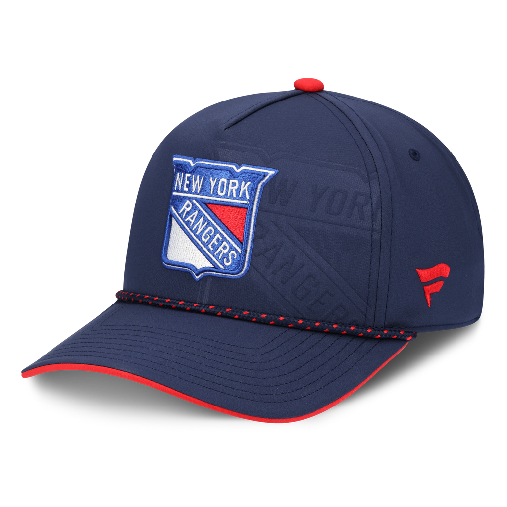 New York Rangers NHL Fanatics Branded Men Navy 2026 Draft Authentic Pro A-Frame Adjustable Hat product image 1, provided for