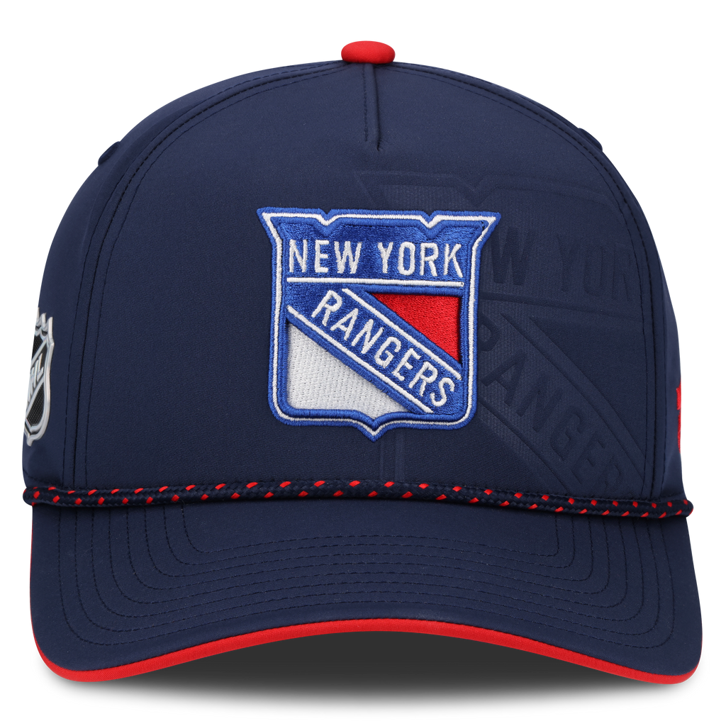 New York Rangers NHL Fanatics Branded Men Navy 2026 Draft Authentic Pro A-Frame Adjustable Hat product image 3, provided for
