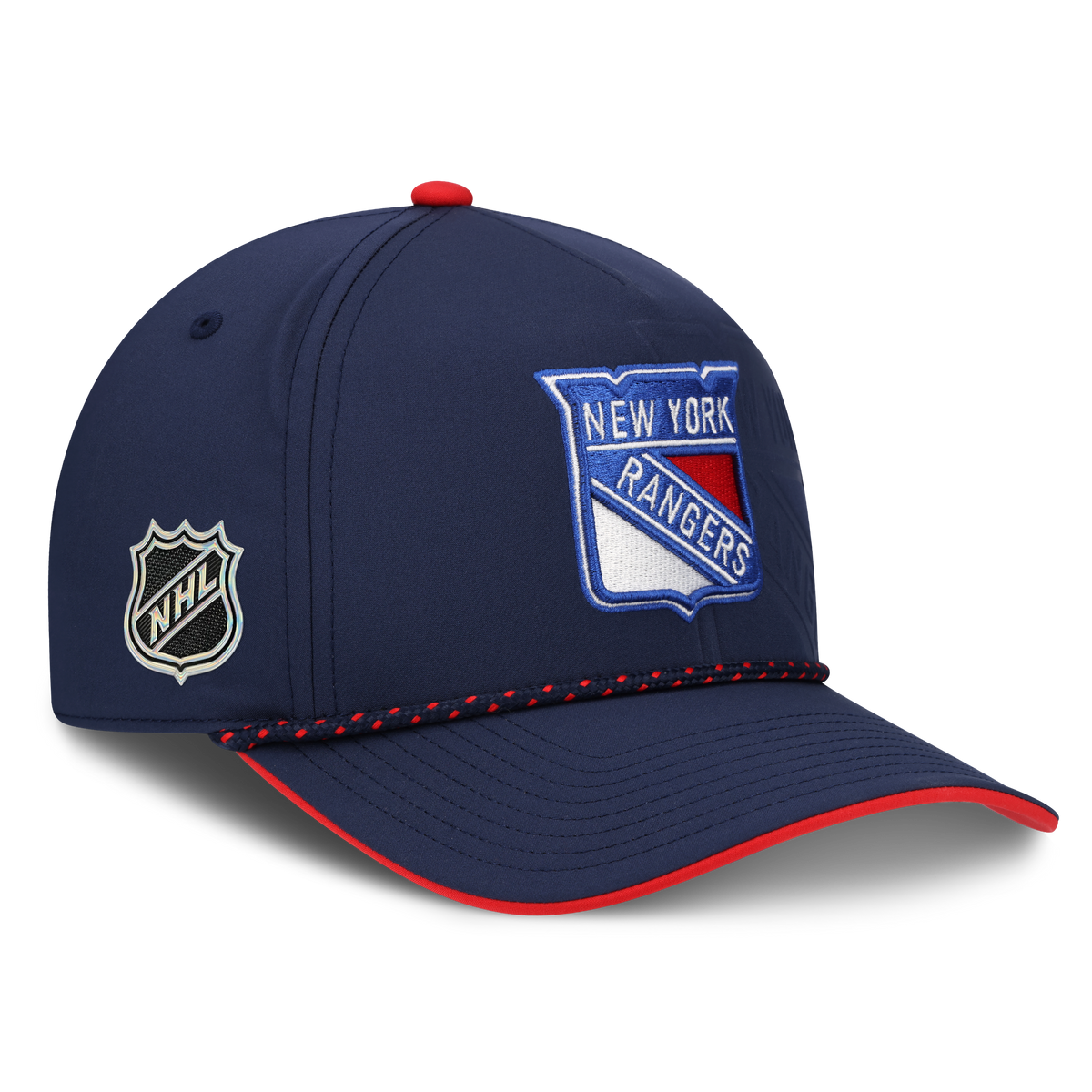 New York Rangers NHL Fanatics Branded Men Navy 2026 Draft Authentic Pro A-Frame Adjustable Hat product image 4, provided for