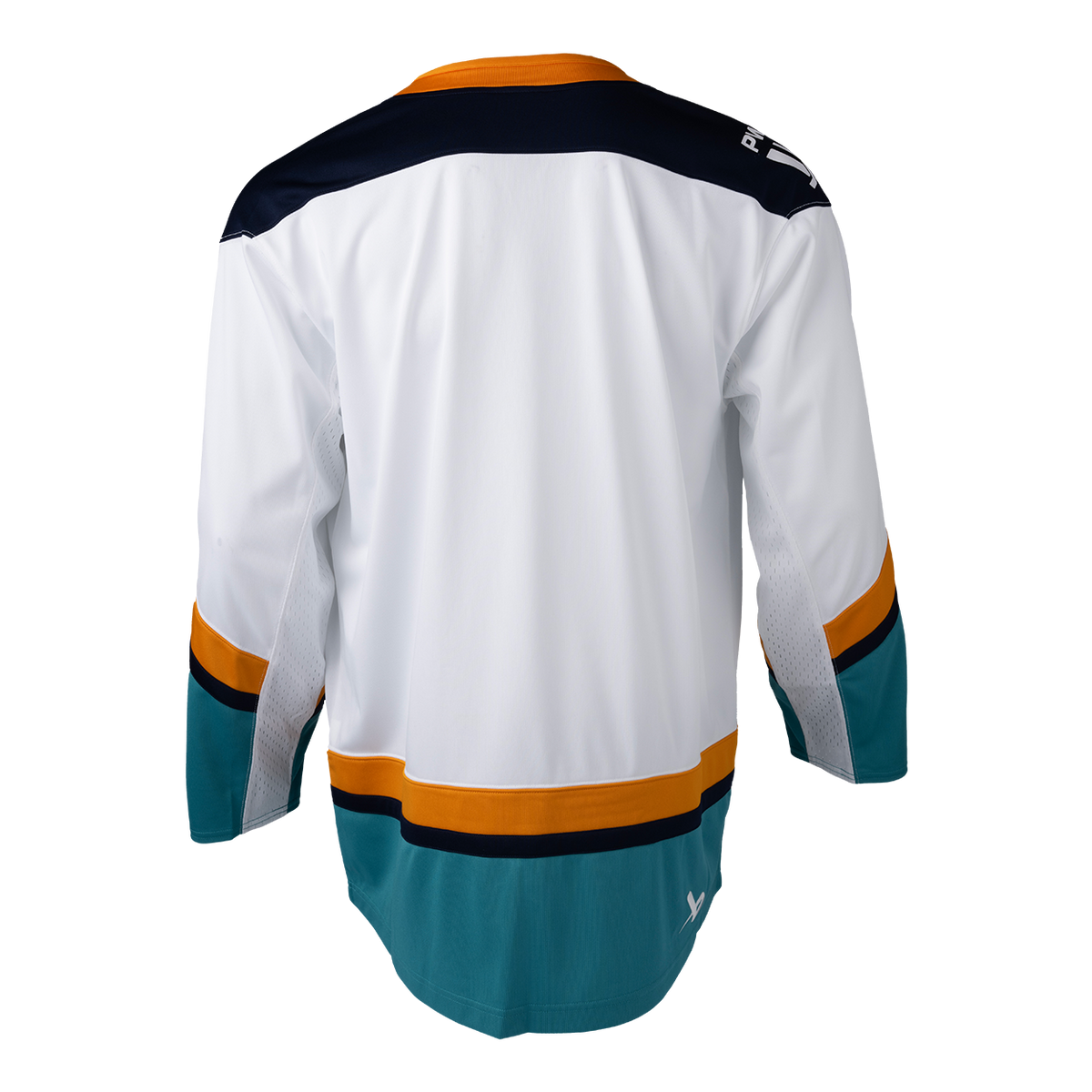 New York Sirens PWHL Bauer Unisex White 2025 Replica Away Jersey product image 2, provided for visual reference and product
