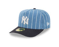 New York Yankees MLB New Era Men Light Blue/Black 59Fifty A-Frame Parallel Fitted Hat product image 1, provided for visual