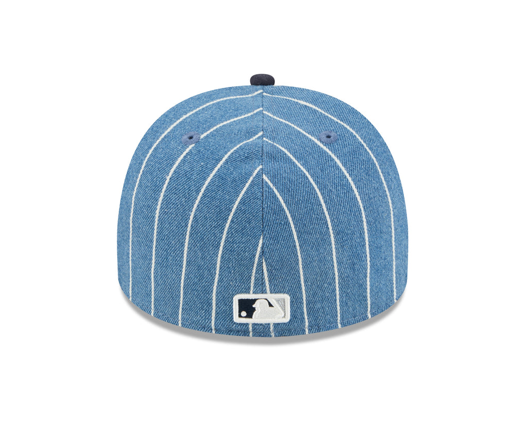 New York Yankees MLB New Era Men Light Blue/Black 59Fifty A-Frame Parallel Fitted Hat product image 2, provided for visual