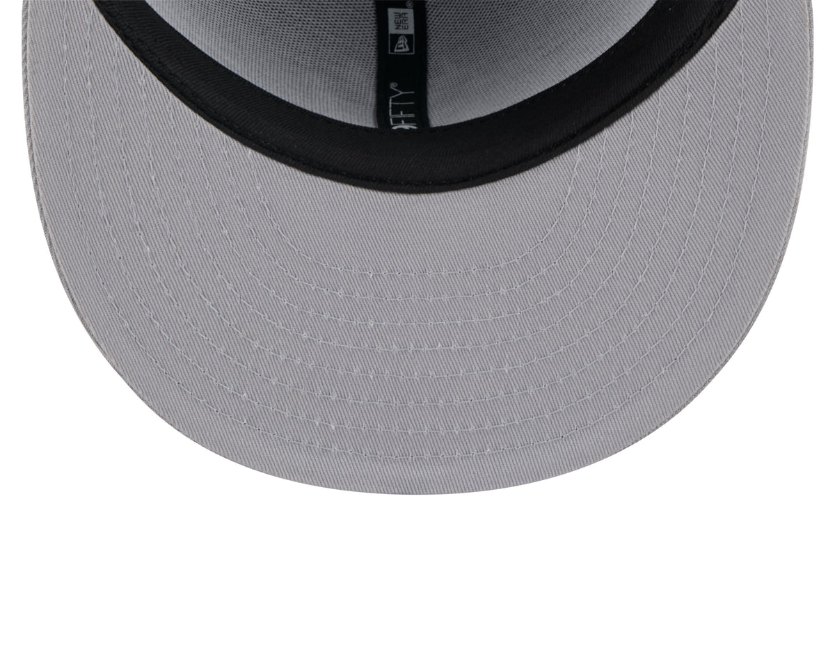 New York Yankees MLB New Era Men Navy 59Fifty Two Tone Pinstripe Fitted Hat product image 7, provided for visual reference