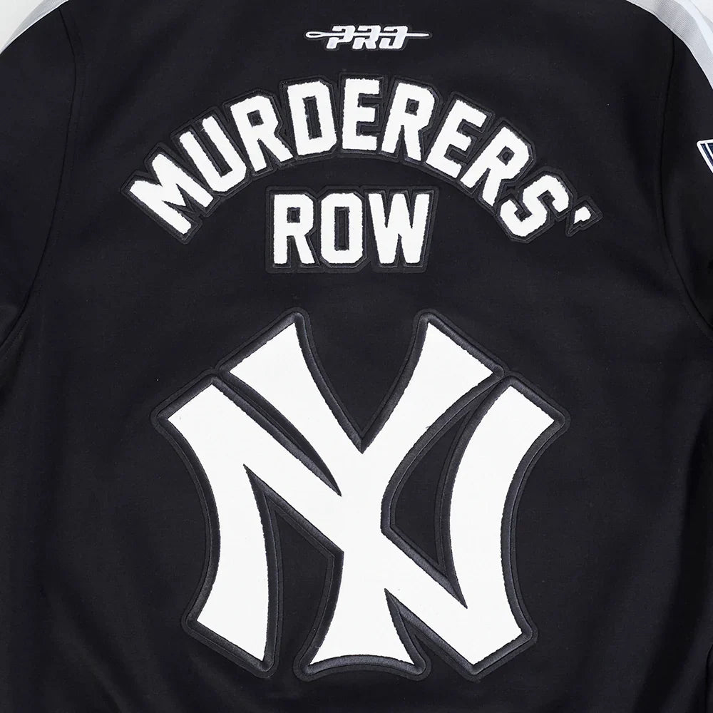 New York Yankees MLB Pro Standard Men Black Cooperstown Game Day Double Knit Jacket product image 9, provided for visual