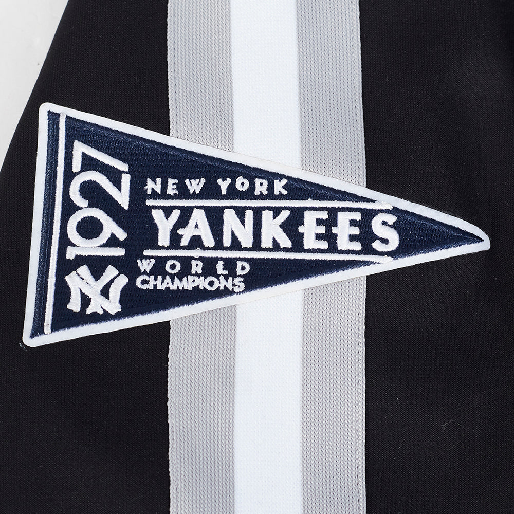New York Yankees MLB Pro Standard Men Black Cooperstown Game Day Double Knit Jacket product image 7, provided for visual
