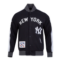 New York Yankees MLB Pro Standard Men Black Cooperstown Game Day Double Knit Jacket product image 1, provided for visual
