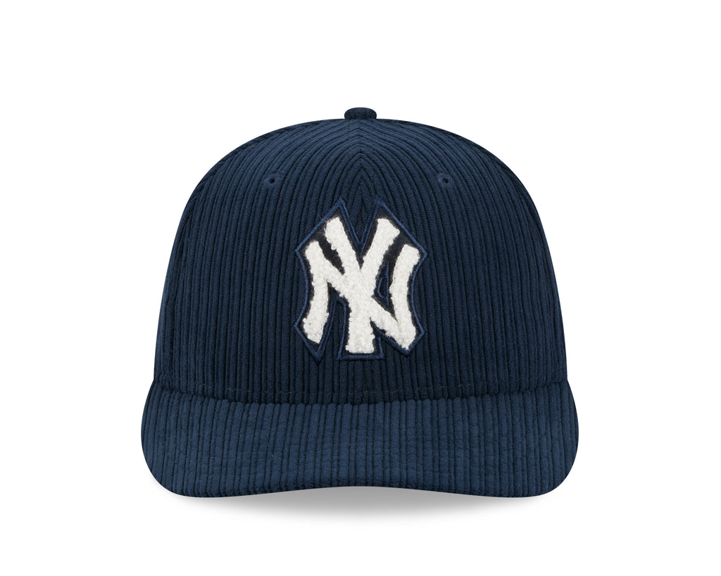 New York Yankees MLB New Era Men Navy 59Fifty Chenille Pop Fitted Hat product image 3, provided for visual reference and