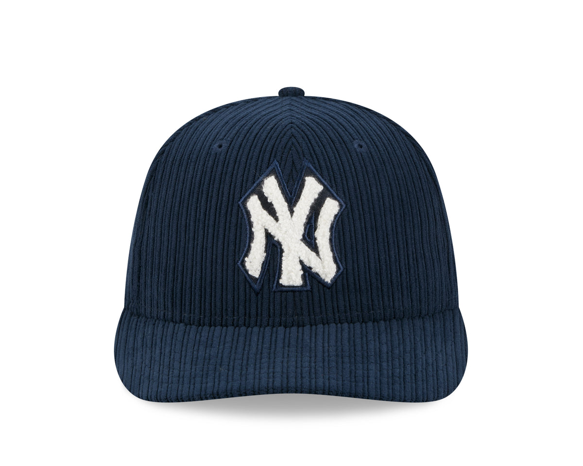 New York Yankees MLB New Era Men Navy 59Fifty Chenille Pop Fitted Hat product image 3, provided for visual reference and