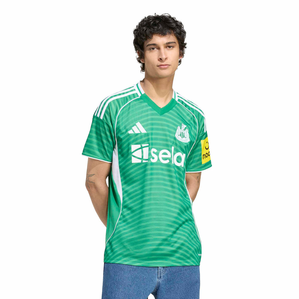 Newcastle United FC EPL Adidas Men Green 2025/26 Away Replica Jersey product image 4, provided for visual reference and