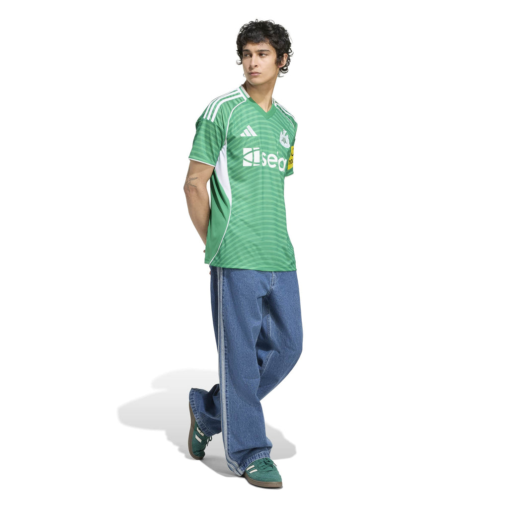 Newcastle United FC EPL Adidas Men Green 2025/26 Away Replica Jersey product image 6, provided for visual reference and