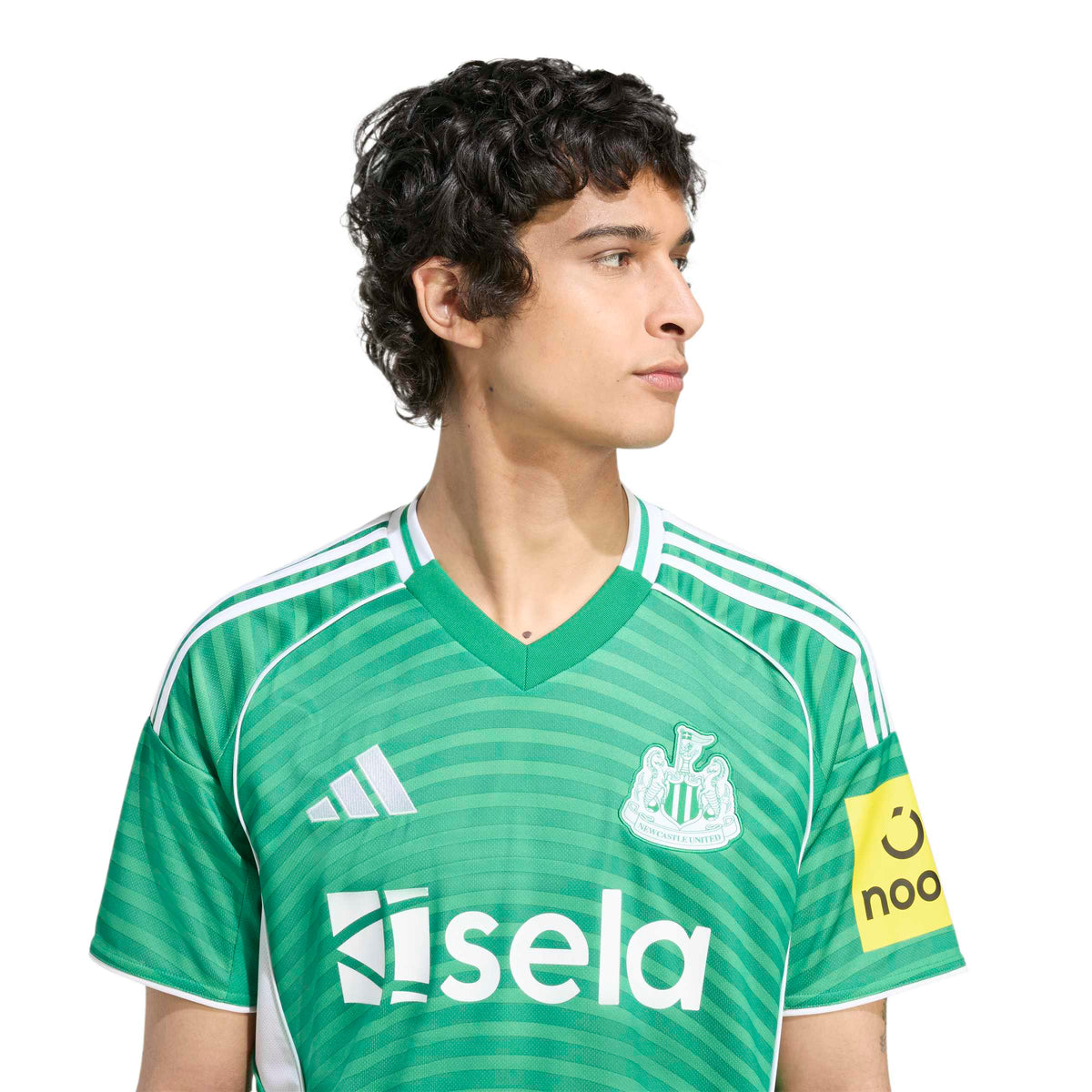 Newcastle United FC EPL Adidas Men Green 2025/26 Away Replica Jersey product image 7, provided for visual reference and