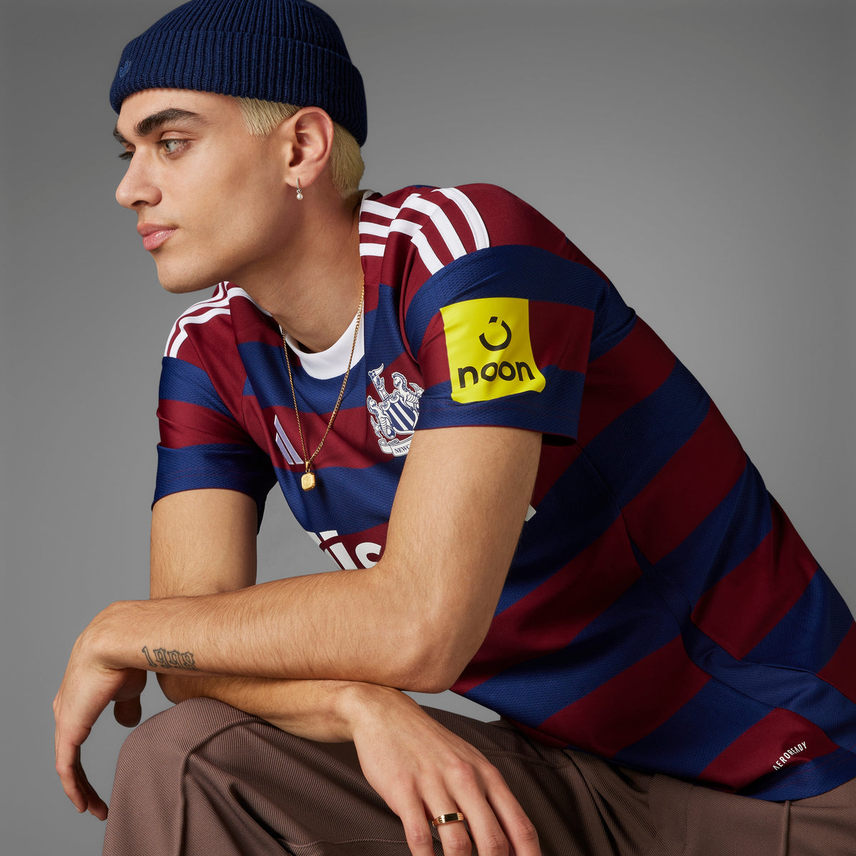 Newcastle United FC EPL Adidas Men Red/Blue 2024/25 Replica Jersey product image 9, provided for visual reference and