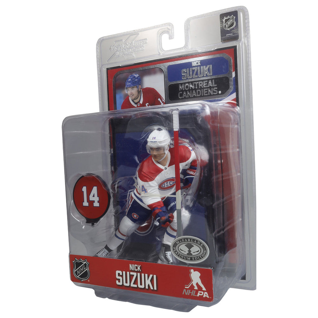 Nick Suzuki Montreal Canadiens NHL McFarlane Toys Away Uniform Legacy Series 7" Action Figure product image 7, provided for