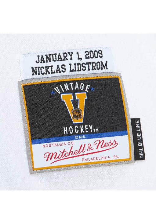 Nicklas Lidstrom Detroit Red Wings NHL Mitchell & Ness Men White 2008 Blue Line Authentic Jersey product image 4, provided