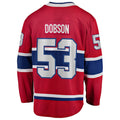 Noah Dobson Montreal Canadiens NHL Fanatics Branded Men Red Breakaway Jersey product image 1, provided for visual reference