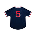 Nomar Garciaparra Boston Red Sox MLB Mitchell & Ness Men Navy 1997 Authentic BP Jersey product image 1, provided for visual