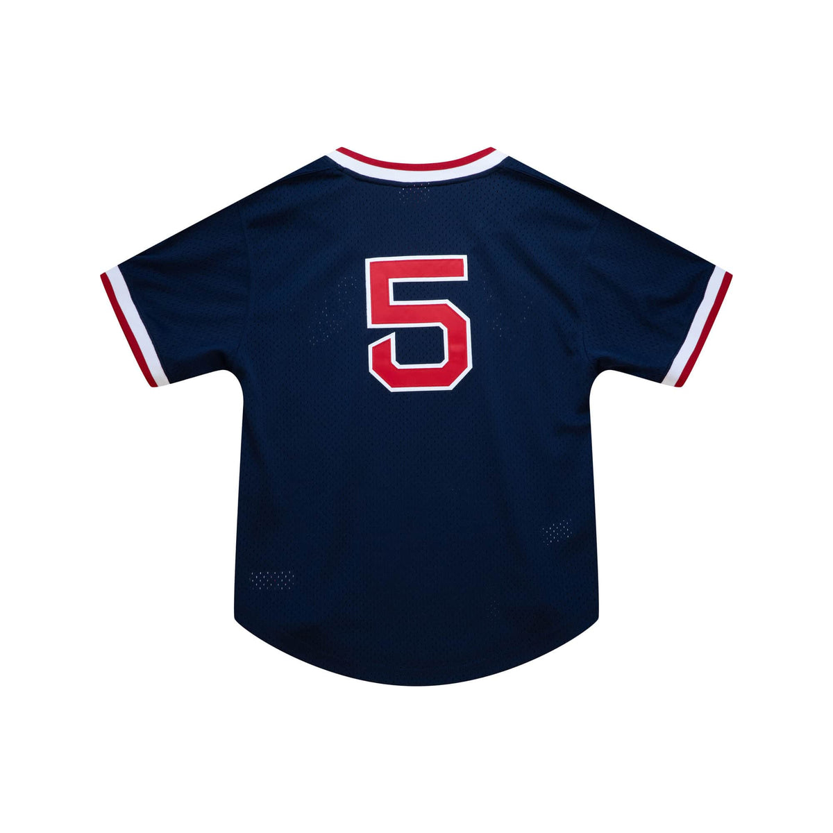 Nomar Garciaparra Boston Red Sox MLB Mitchell & Ness Men Navy 1997 Authentic BP Jersey product image 1, provided for visual