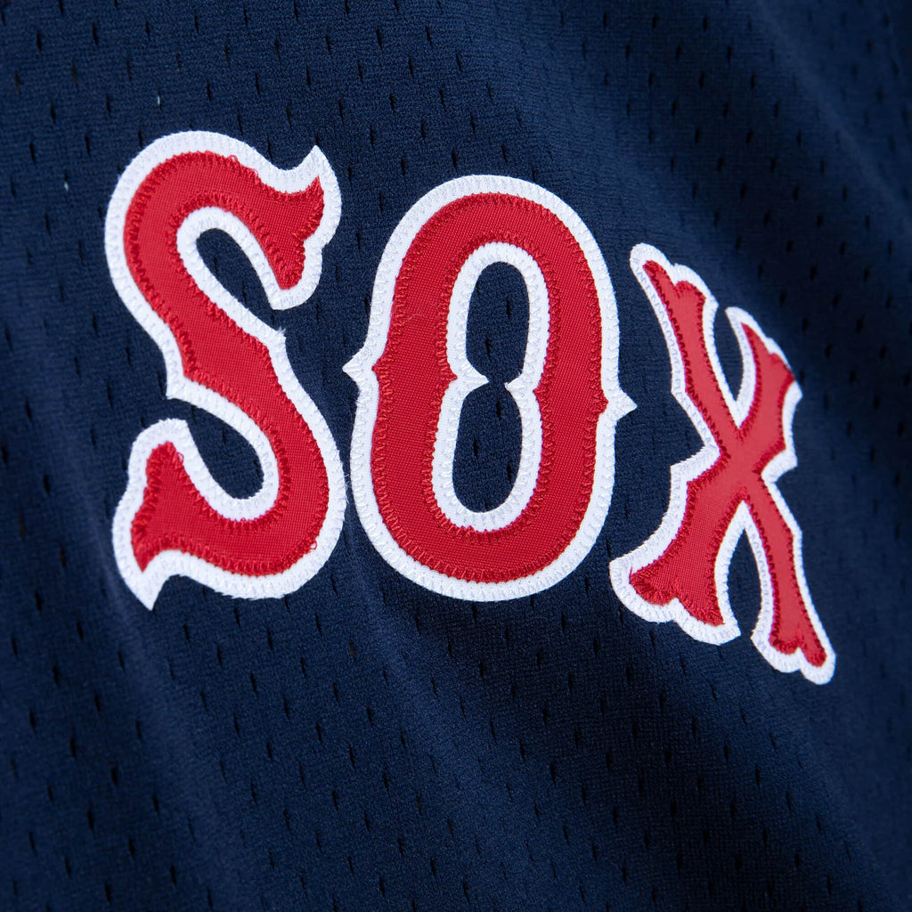 Nomar Garciaparra Boston Red Sox MLB Mitchell & Ness Men Navy 1997 Authentic BP Jersey product image 3, provided for visual