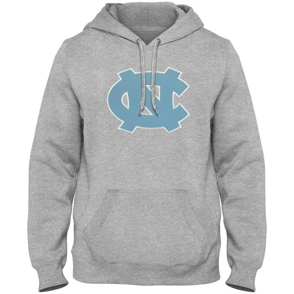 North Carolina Tar Heels NCAA Bulletin Men Athletics Grey Express Twill Logo Hoodie product image 1, provided for visual