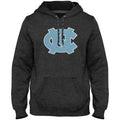 North Carolina Tar Heels NCAA Bulletin Men Charcoal Express Twill Logo Hoodie product image 1, provided for visual reference