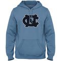 North Carolina Tar Heels NCAA Bulletin Men Light Blue Express Twill Navy Logo Hoodie product image 1, provided for visual