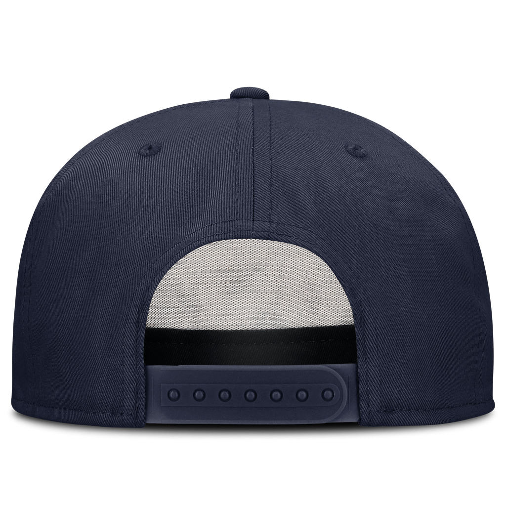North Carolina Tar Heels NCAA Jordan Men Navy Pro Argyle Snapback Hat product image 2, provided for visual reference and
