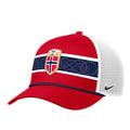 Norway National Team FIFA Nike Men Red/White Rise Rope Trucker Adjustable Hat product image 1, provided for visual reference