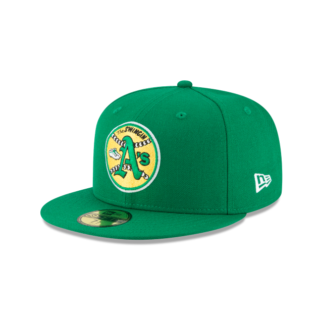 Oakland Athletics MLB New Era Men Green 59Fifty 1971 Cooperstown Wool Fitted Hat product image 1, provided for visual