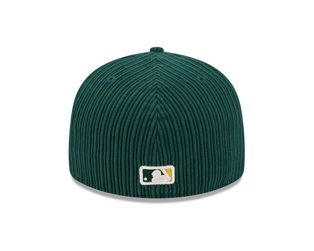 Oakland Athletics MLB New Era Men Green 59Fifty Chenille Pop Fitted Hat product image 5, provided for visual reference and