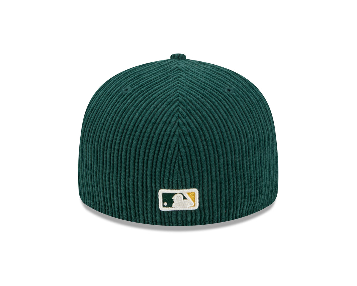 Oakland Athletics MLB New Era Men Green 59Fifty Chenille Pop Fitted Hat product image 5, provided for visual reference and